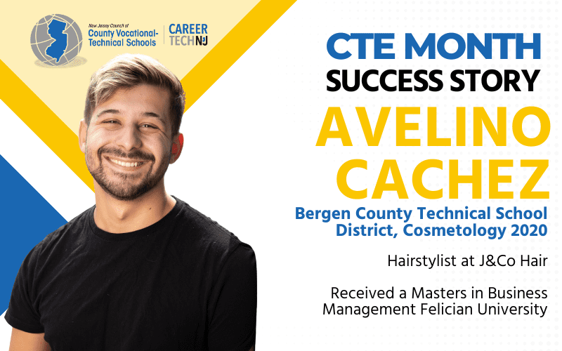 CTE Month Success Story: Bergen Tech Cosmetology Graduate gains head start through early industry experience