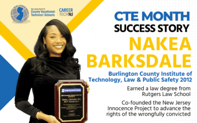 CTE Success Story: Burlington County Institute of Technology Law And Public Safety Graduate Launches From The Classroom To The Courtroom As An Attorney