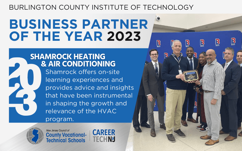 Shamrock Heating & Air Conditioning recognized as BCIT’s Business Partner of the Year
