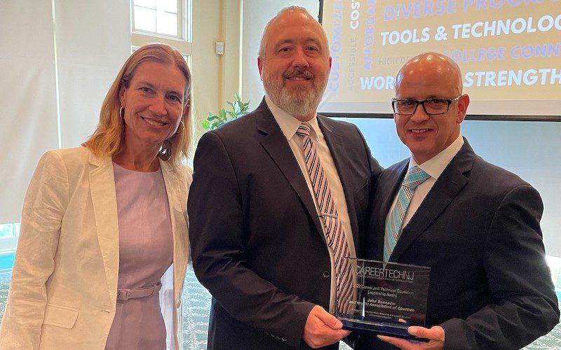 New Jersey Council of County Vocational-Technical Schools honors New Jersey Association of Counties’ John Donnadio with CTE Leadership Award
