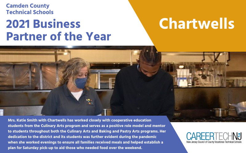 Katie Smith of Chartwells selected by CCTS as 2021 Business Partner of the Year