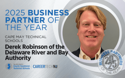 Delaware River and Bay Authority’s Derek Robinson Named Cape May County Technical Schools’ 2025 Business Partner of the Year