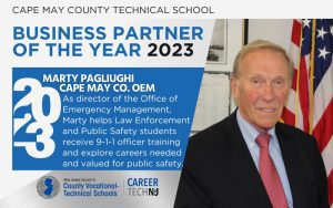 Cape Tech's 2023 BPOY is director of the Cape May County Office of Emergency Management, Marty Pagliughi