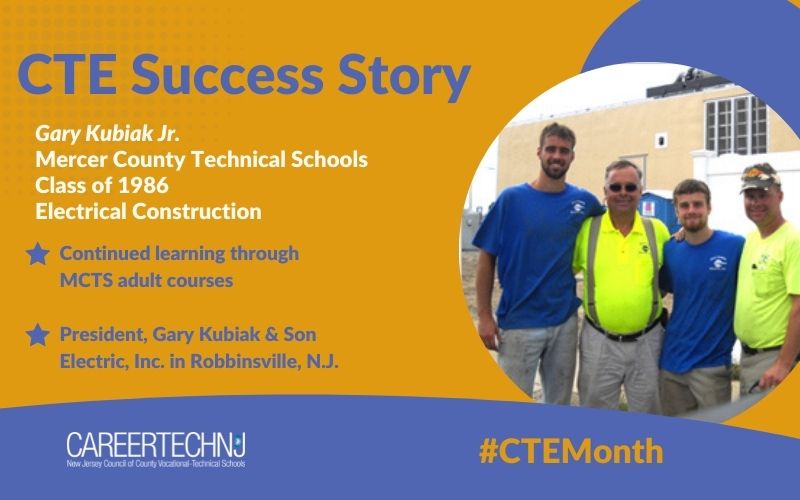 CTE Success Story: Gary Kubiak Jr. credits high school electrical program as an important first step in his 30-plus year career journey