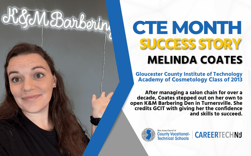 CTE Success Story: Melinda Coates fulfills business dreams thanks to hard work, determination and a Gloucester County Institute of Technology education