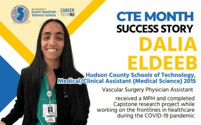 CTE Success Story: Hudson County Schools of Technology Graduate Advances from Medical Science Student to Vascular Surgery Physician Assistant