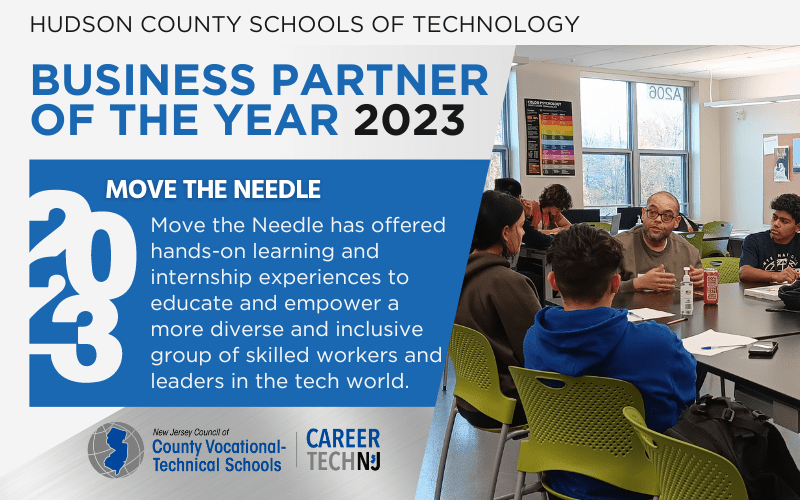Move the Needle is Hudson County Technical Schools’ Business Partner of the Year