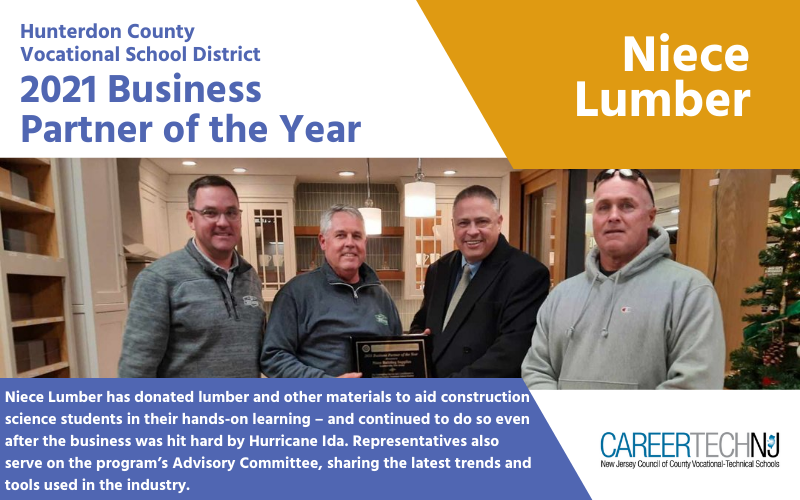 HCVSD Honors Niece Lumber as Business Partner of the Year