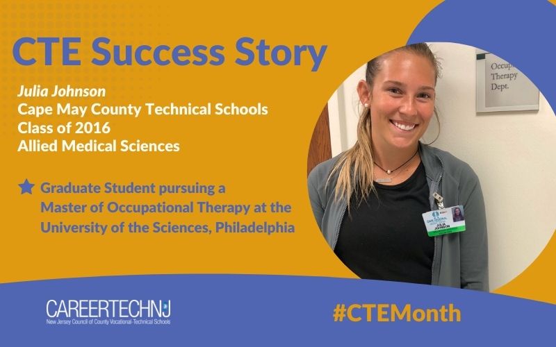 CTE Success Story: Julia Johnson prepares to become an occupational therapist