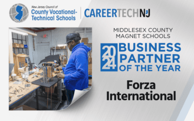 Forza International receives Middlesex County Magnet Schools’ 2024 Business Partner of the Year honor