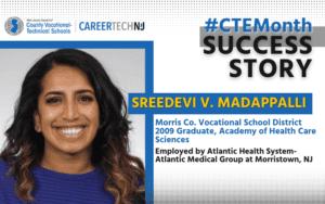 Morris Co CTE Success Story Sreedevi Madappalli