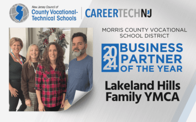 Lakeland Hills Family YMCA’s support and encouragement recognized with Morris County Vocational School District’s 2024 Business Partner of the Year honor