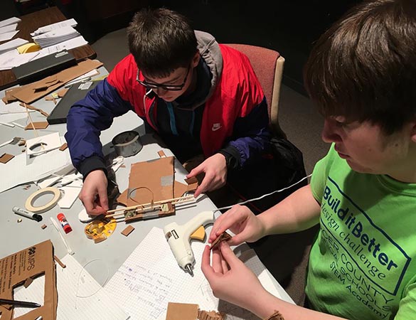 Mercer county students participate in a design challenge