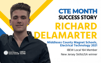 CTE Success Story: Middlesex County Magnet Schools Graduate Builds Career In The Electrical Trade Through Apprenticeship Pathway