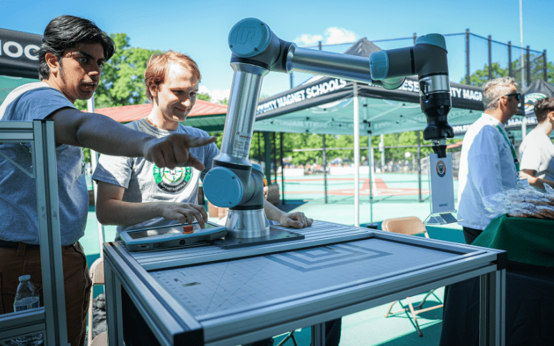 Middlesex County Magnet Schools has received grant funding to begin training the next generation of professionals to use AI as a tool to enhance their work and their respective industries. Students train using the latest technology
