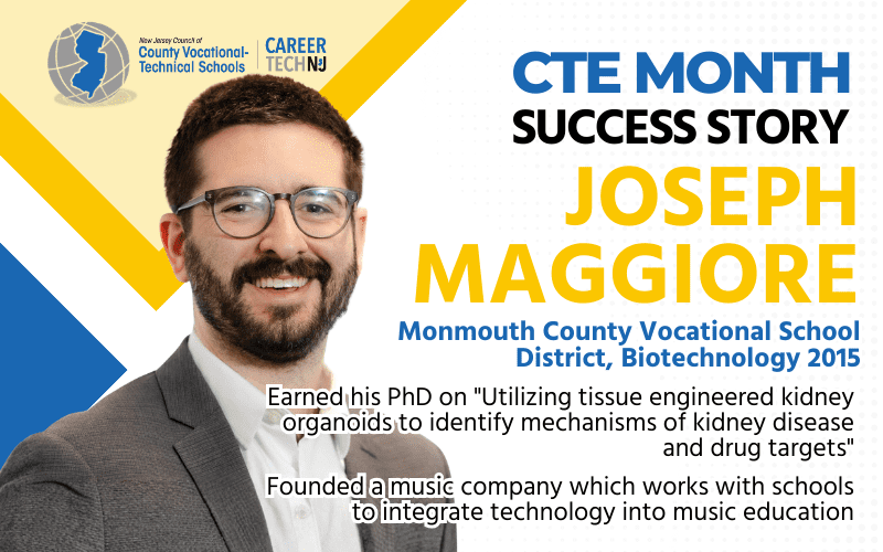 CTE Success Story: Joseph Maggiore graduate from Monmouth County Vocational School District 