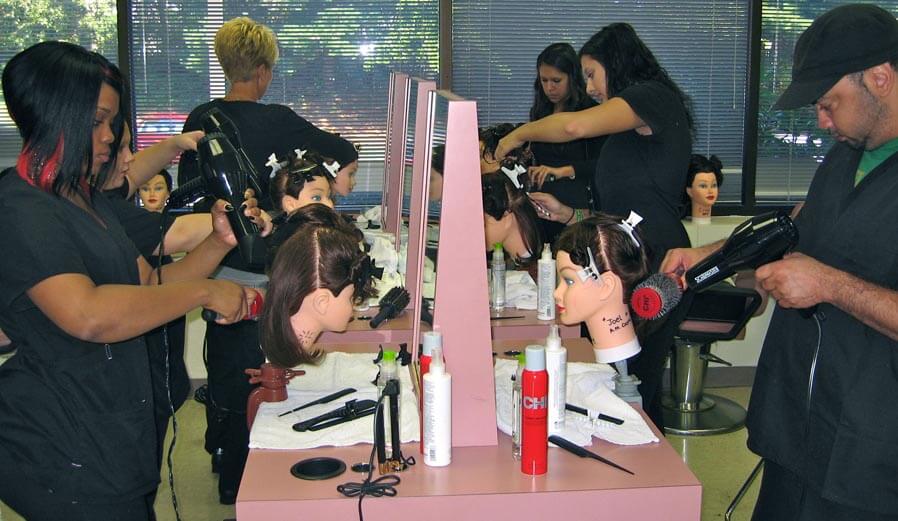 Monmouth County High School Cosmetology Student