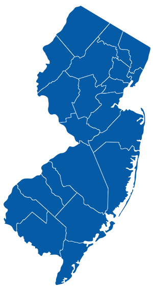 New Jersey County Map