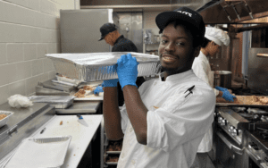 An Ocean County culinary student serves up a hot dish