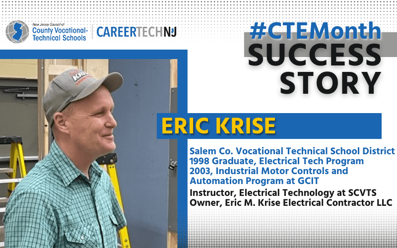 CTE Success Story: Eric Krise returns to the classroom as an electrical instructor