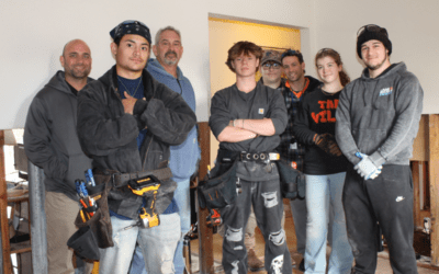 Habitat for Humanity and SCVTHS Carpentry Students Partner on Local Project