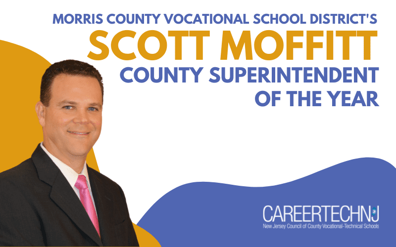 Scott Moffitt named County Superintendent of the Year for leadership of Morris County Vocational School District (TapInto)