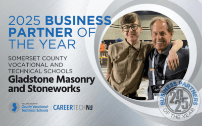 Gladstone Masonry and Stoneworks receives 2025 Business Partner of the Year honor from Somerset County Vocational and Technical Schools