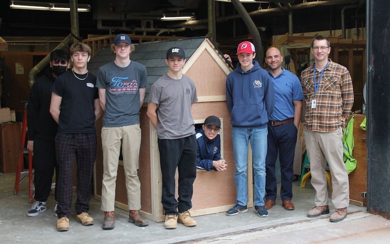 Somerset County Vo Tech students build playhouse for veteran’s children (NJ.com)