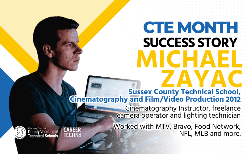 CTE Success Story: Michael Zayac graduate from Sussex County Technical School