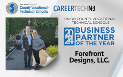 Forefront Designs recognized as Union County Vocational Technical Schools’ 2024 Business Partner of the Year