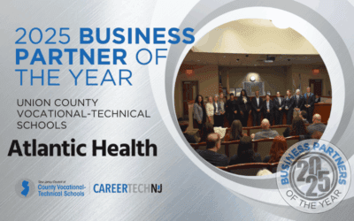 Union County Vocational-Technical Schools recognizes Atlantic Health Overlook Medical Center as the 2025 Business Partner of the Year