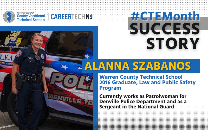 CTE Success Story: Alanna Szabanos found fulfillment in law enforcement career