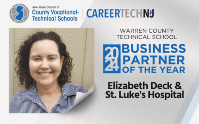 Warren County Technical School honors St. Luke’s Volunteer Coordinator Elizabeth Deck as 2024 Business Partner of the Year