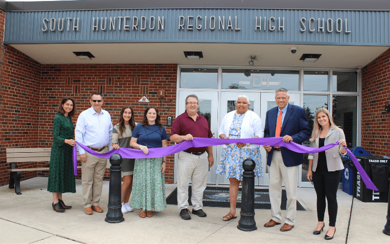 South Hunterdon Regional School District and Hunterton County Vocational School District Ribbon Cutting for the new School of performing arts